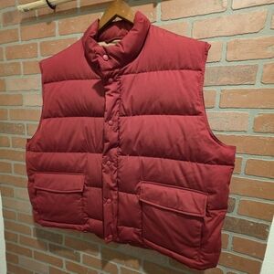 Cabela's Men's Vibrant Red Puffer Vest Goose Down 3XL